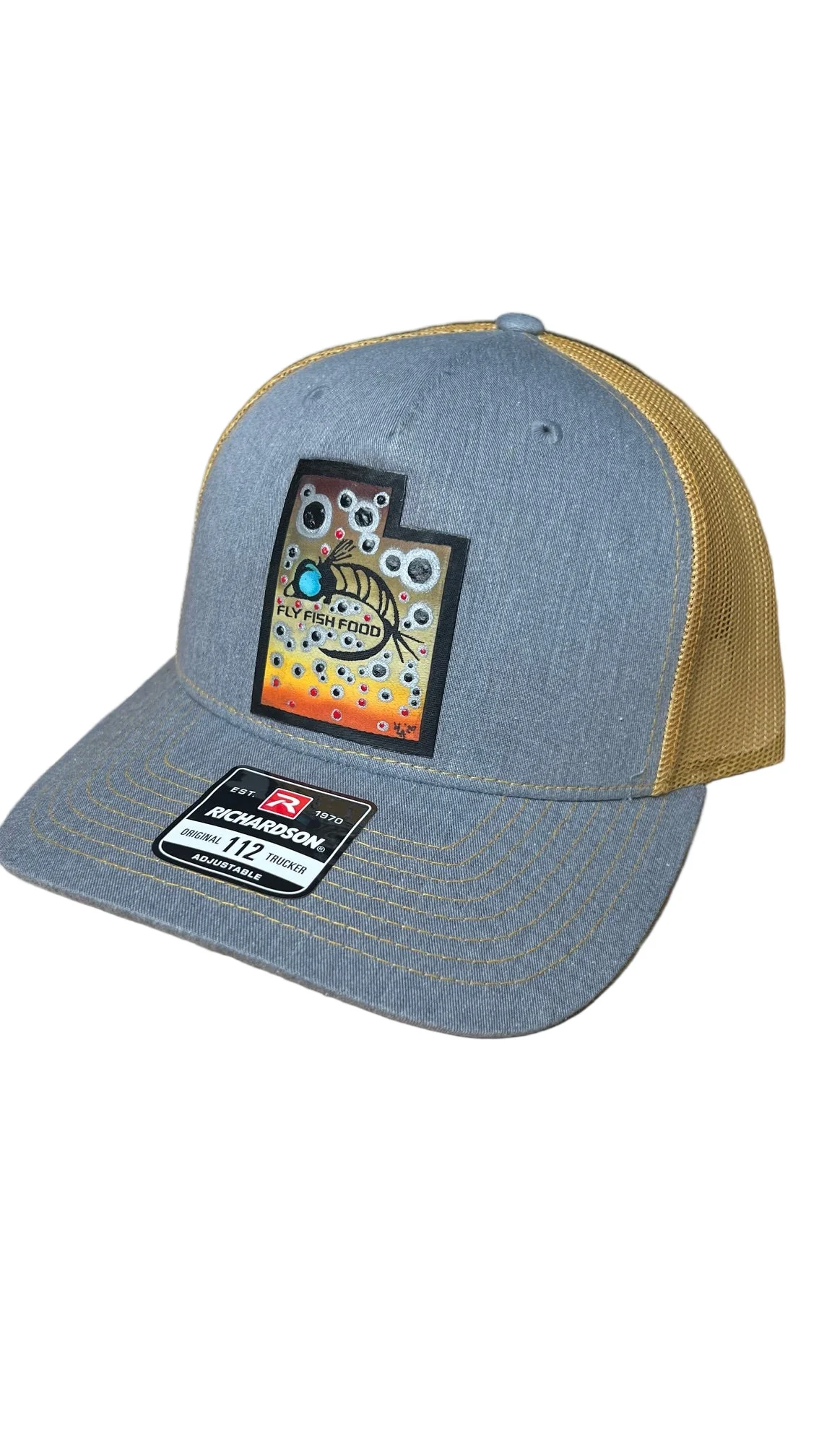 Fly Fish Food Hat - Utah Logo - Image 3