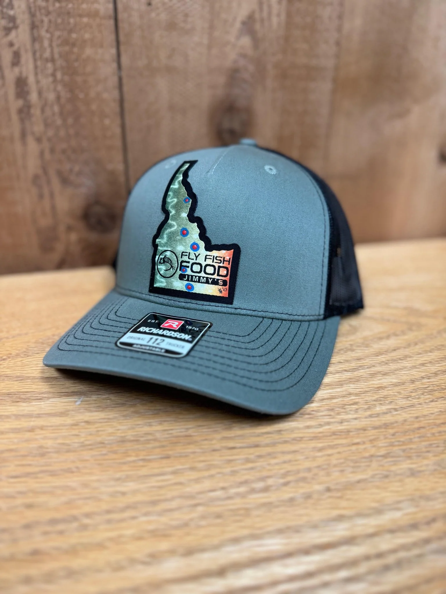 Fly Fish Food Jimmy's Hat - Idaho Logo - Image 4