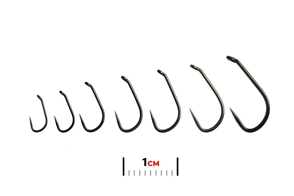 Fulling Mill 5150 Tactical Shorty Non-Reflective Black Hook - Barbless - Image 3